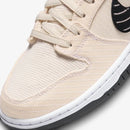 Albino x SB Dunk Low Pearl White–Preto Black